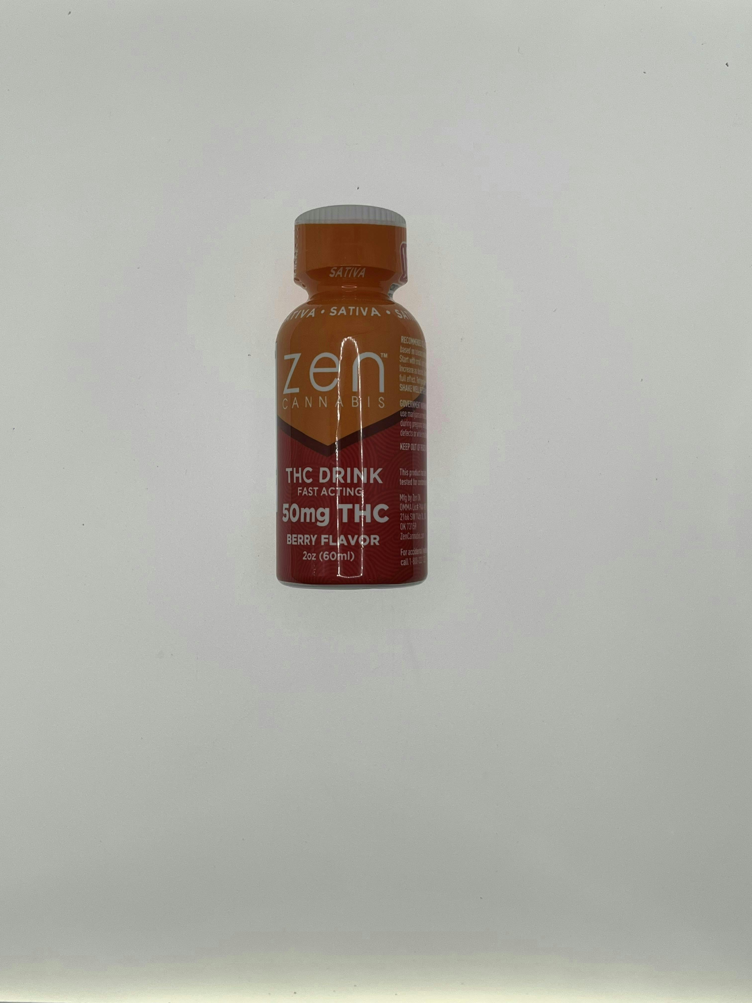 Zen Cannabis | Sativa Berry Drink | 50mg | 2fl oz