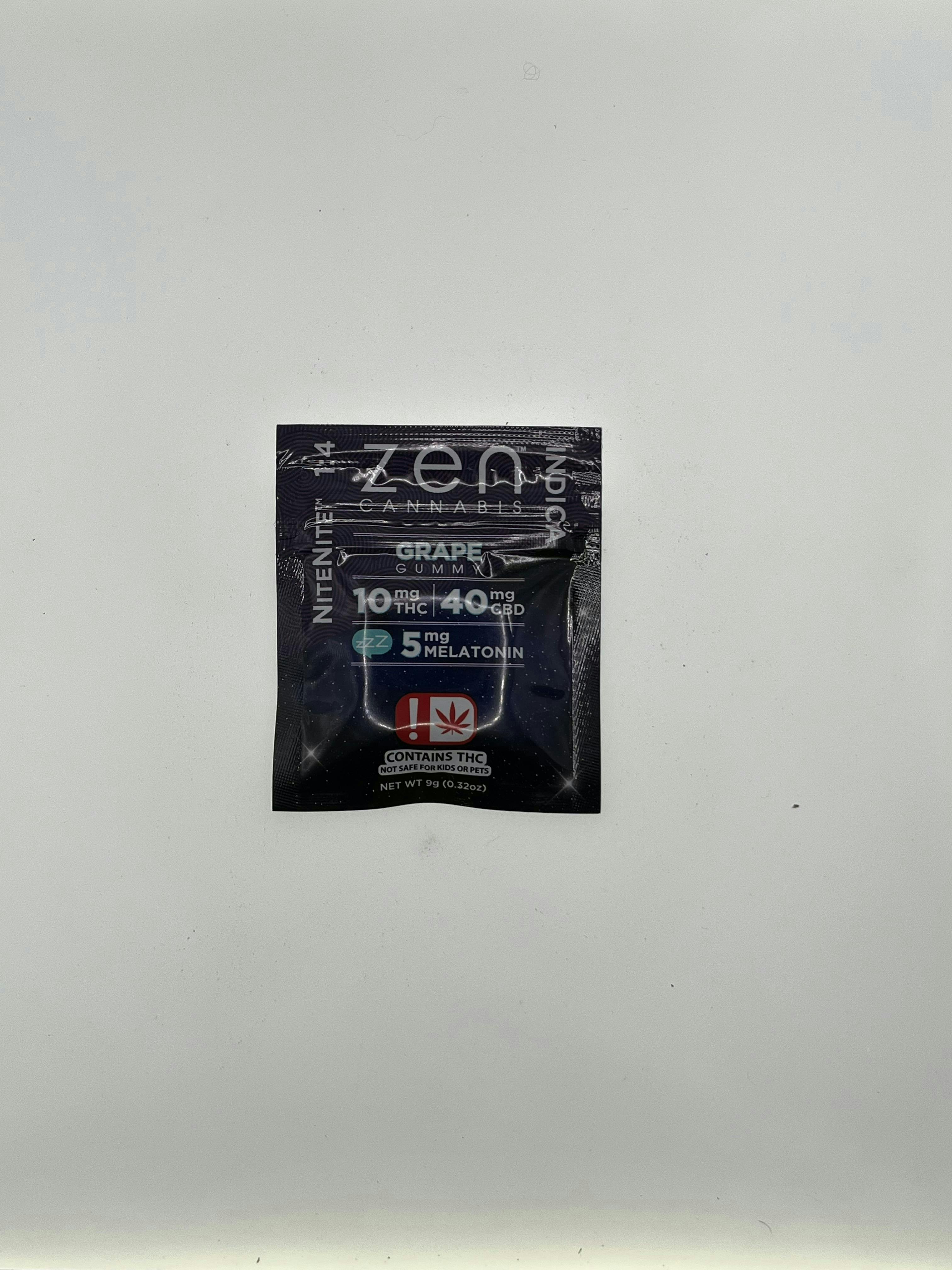 Zen Cannabis | Grape 4:1 Indica Gummy | Single | 10mg/ea