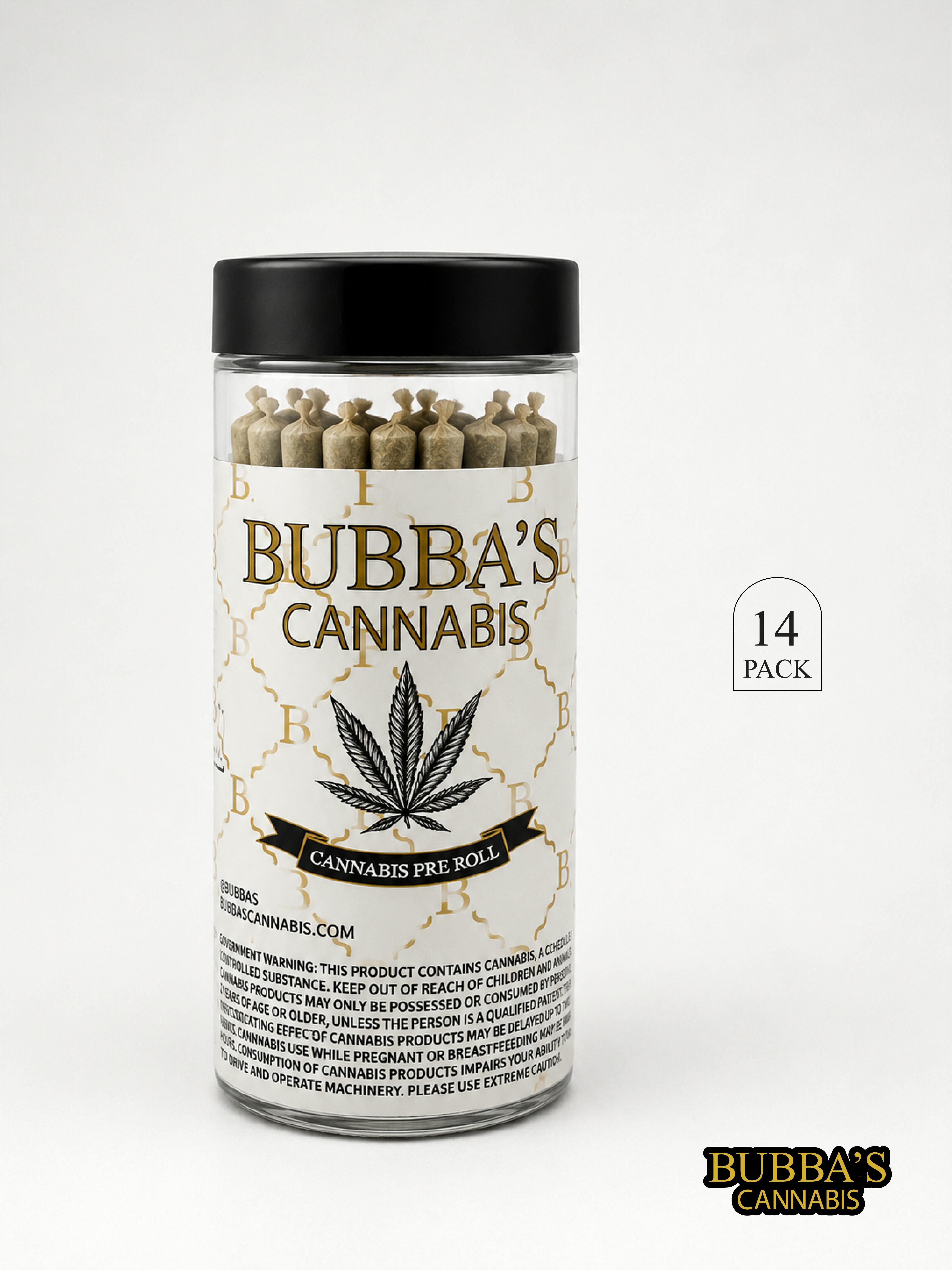Bubba's Cannabis | Euphoria | Joint | 1g each | 14PK