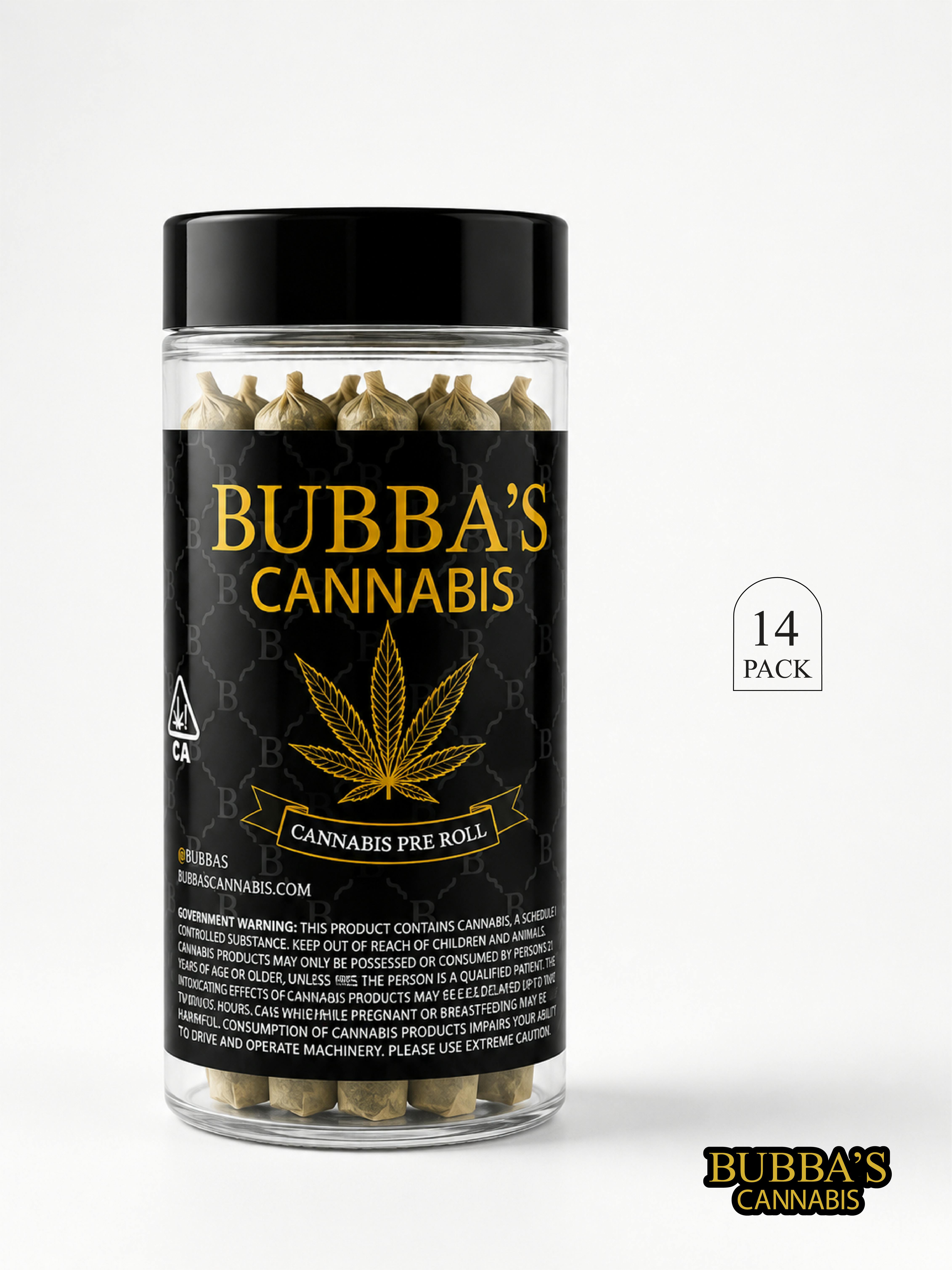 Bubba's Cannabis | Bubba's OG | Joint | 1g each | 14PK