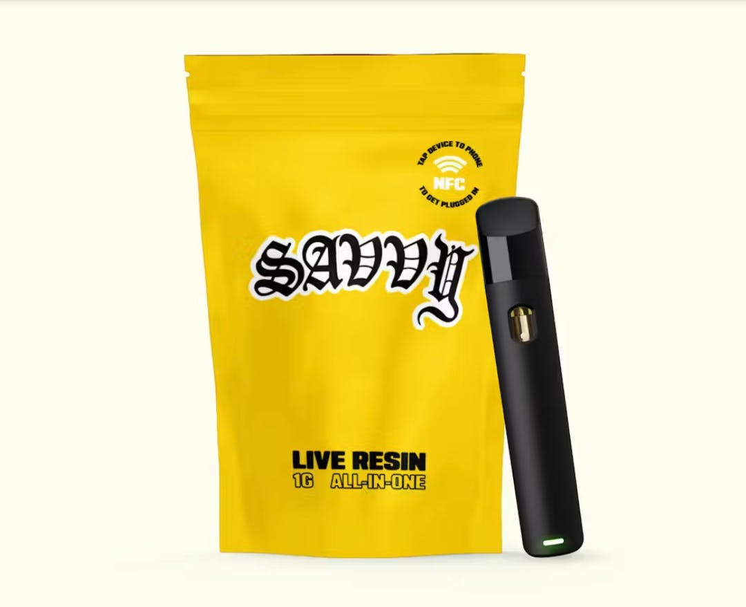 Savvy | Pineapple Mimosa | Live Resin | Disposable | 1g by Savvy