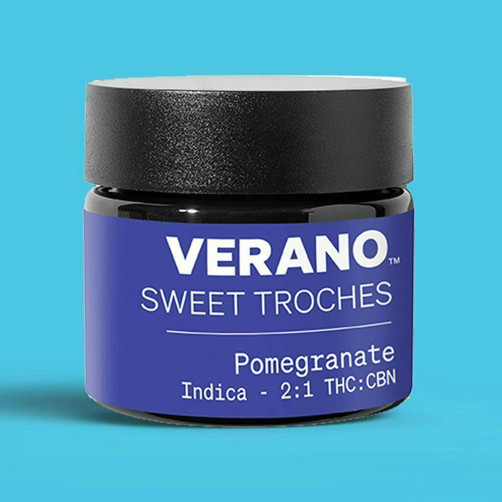 Verano | 2:1 Pomegranate Lozenges | Mints | 10pk | 10mg/ea at Zen Leaf Cannabis Dispensary