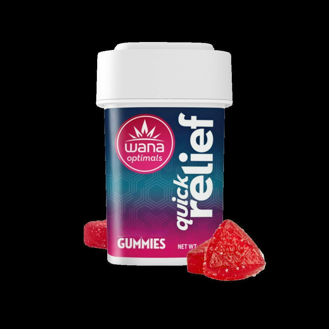Wana | Quick Relief 50mg Optimal | Gummies | 5pk | 10mg/ea by Wana Edibles