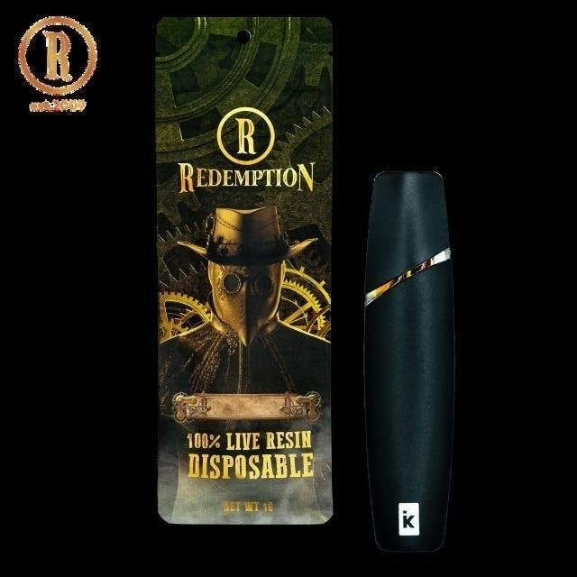 Redemption Wild Cherry | Live Resin Disposable | 1g by Redemption
