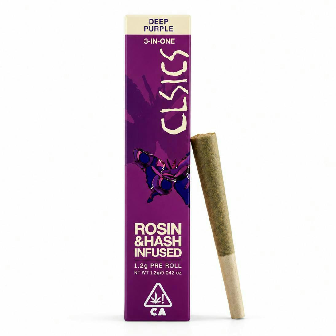 CLSICS Rosin & Rosin Infused Pre Rolls — Deep Purple