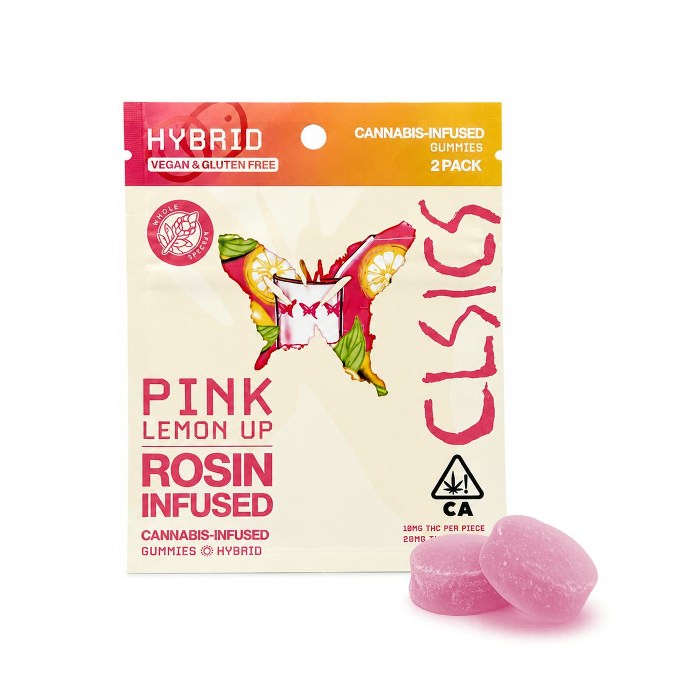 CLSICS Rosin & Rosin Infused Pre Rolls: Lemon Skunk