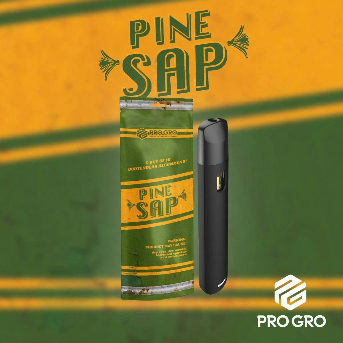 Pro Gro | Pine Sap Chem | Live Resin Disposable | 1g by Pro Gro