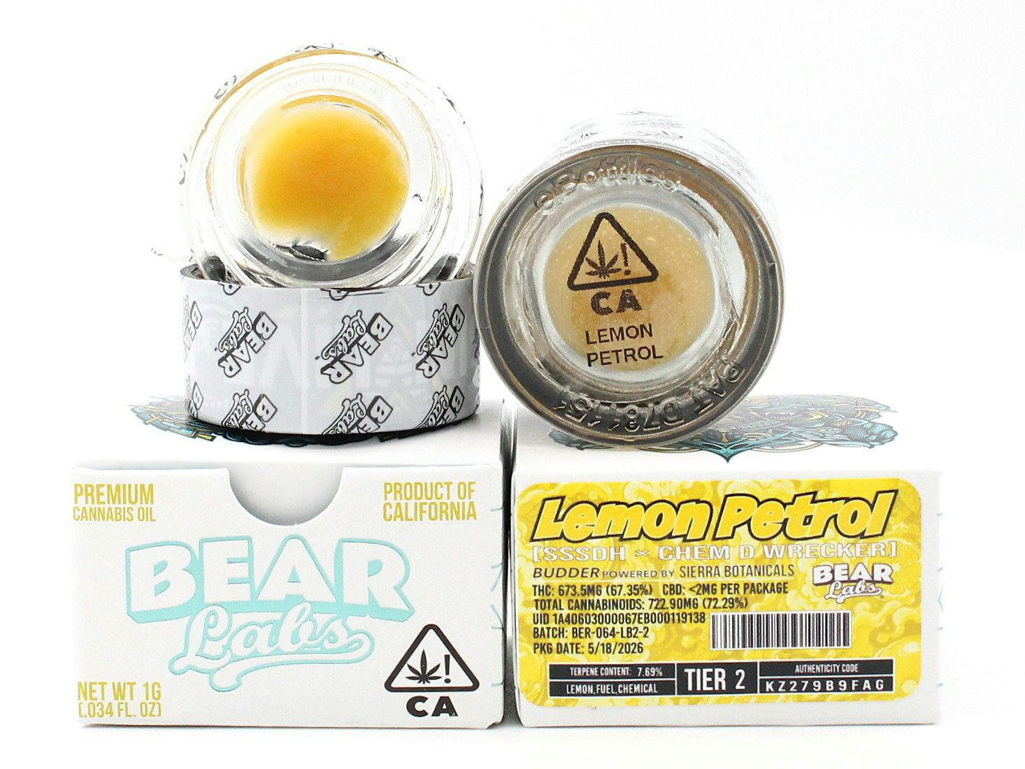 Bear Labs: Lemon Petrol - Budder Tier 2
