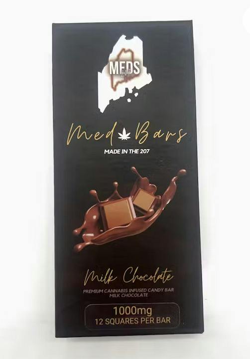 1000mg Milk Chocolate Chocolate Bar | Meds207 | Chocolates | 12pk | 83.33mg