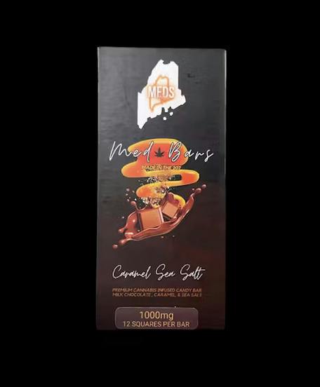 1000mg Caramel Sea Salt Chocolate Bar | Meds207 | Chocolates | 12pk | 83.33