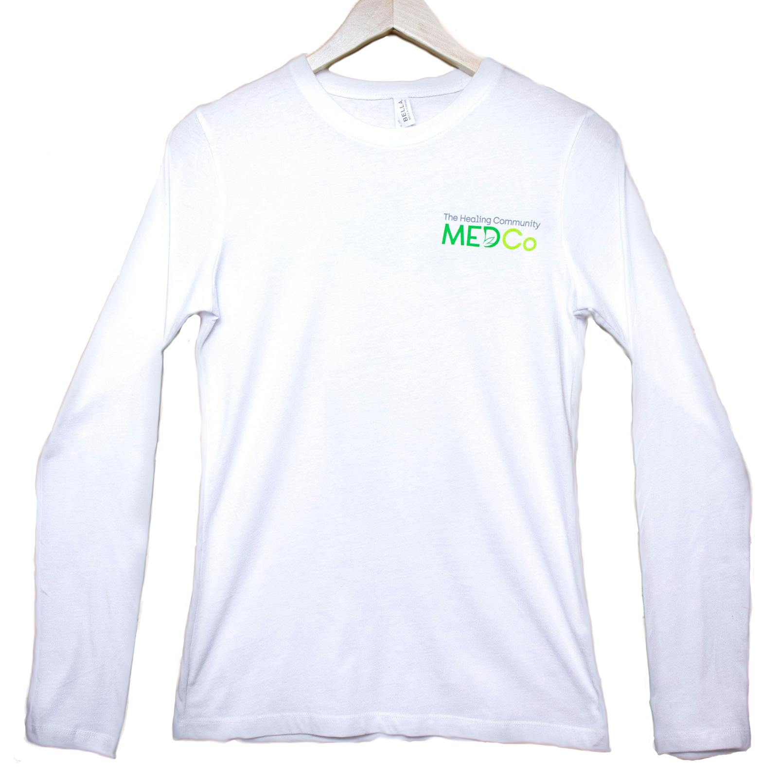 Ladies Long Sleeve Tee (L) White | Apparel