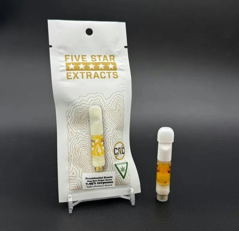 Five Star MI | Presidential Runtz | Sugar Sauce Cartridge | .5g