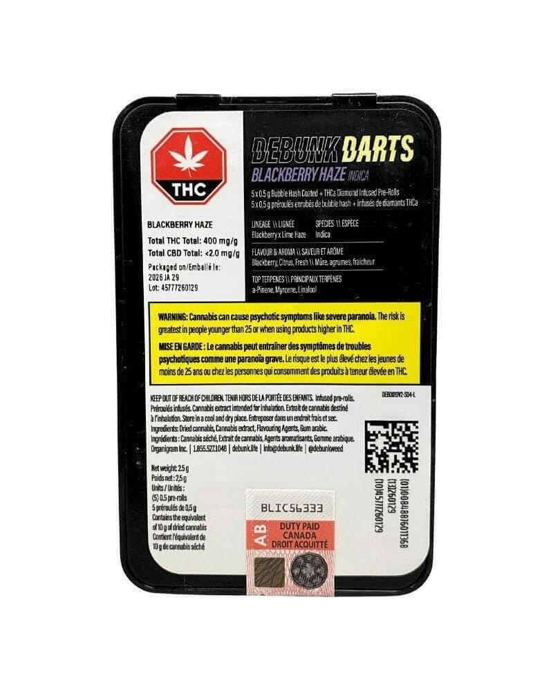 Blackberry Haze | Infused Minis | 0.5g | 5pk