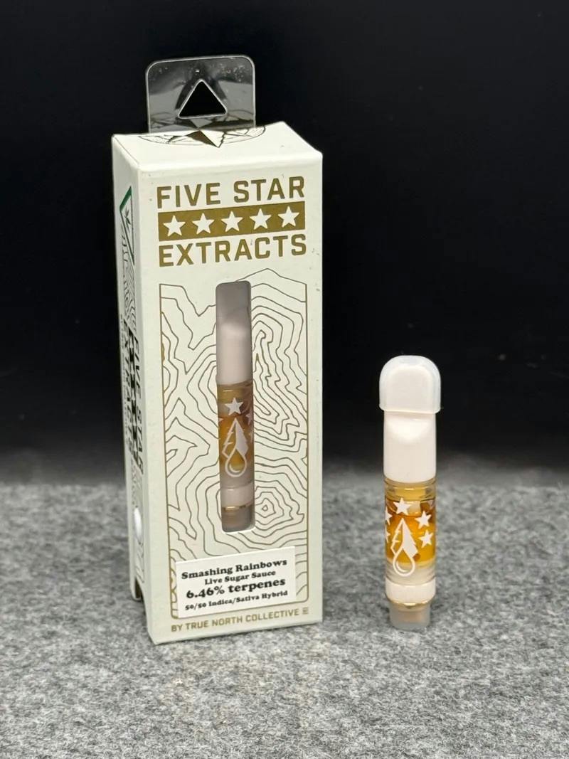 Five Star MI | Smashing Rainbows | Live Sugar Sauce Cartridge | .5g