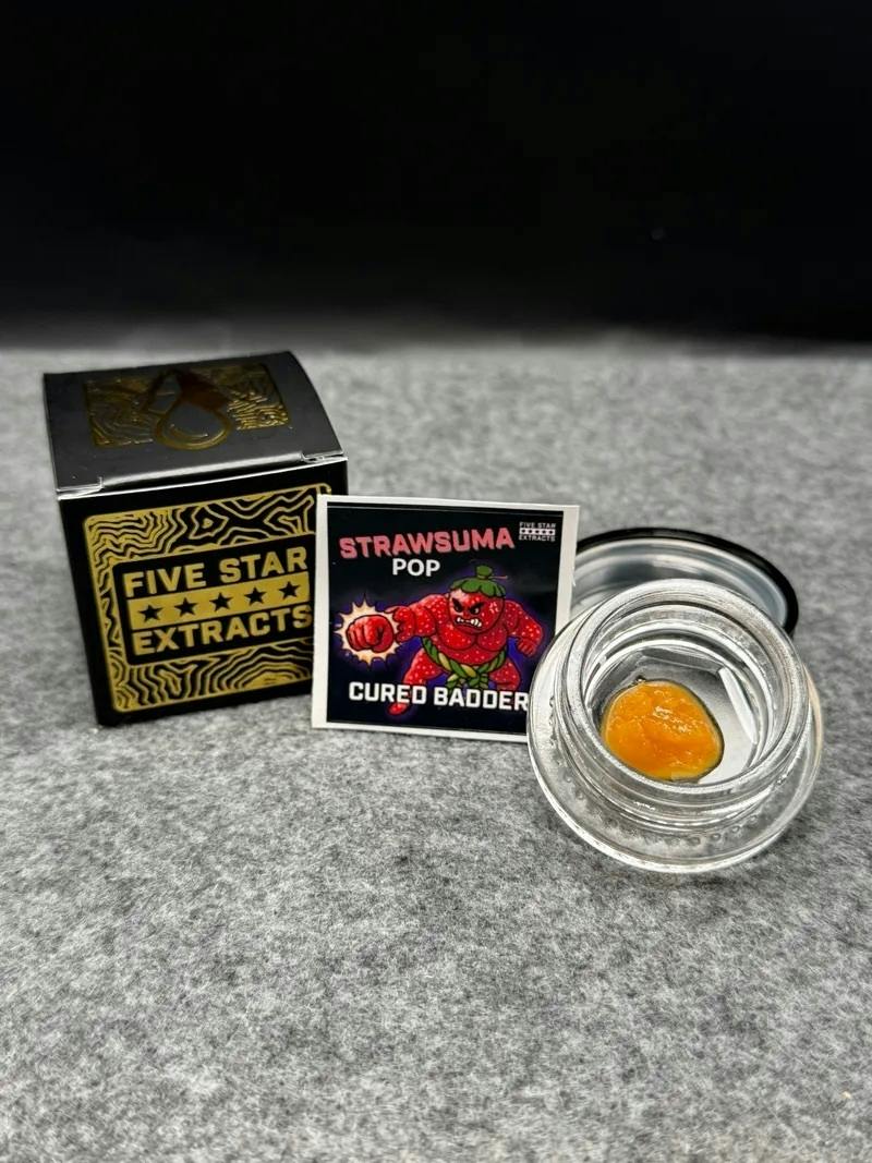Five Star MI | Strawsuma Pop | Cured Badder | 1g