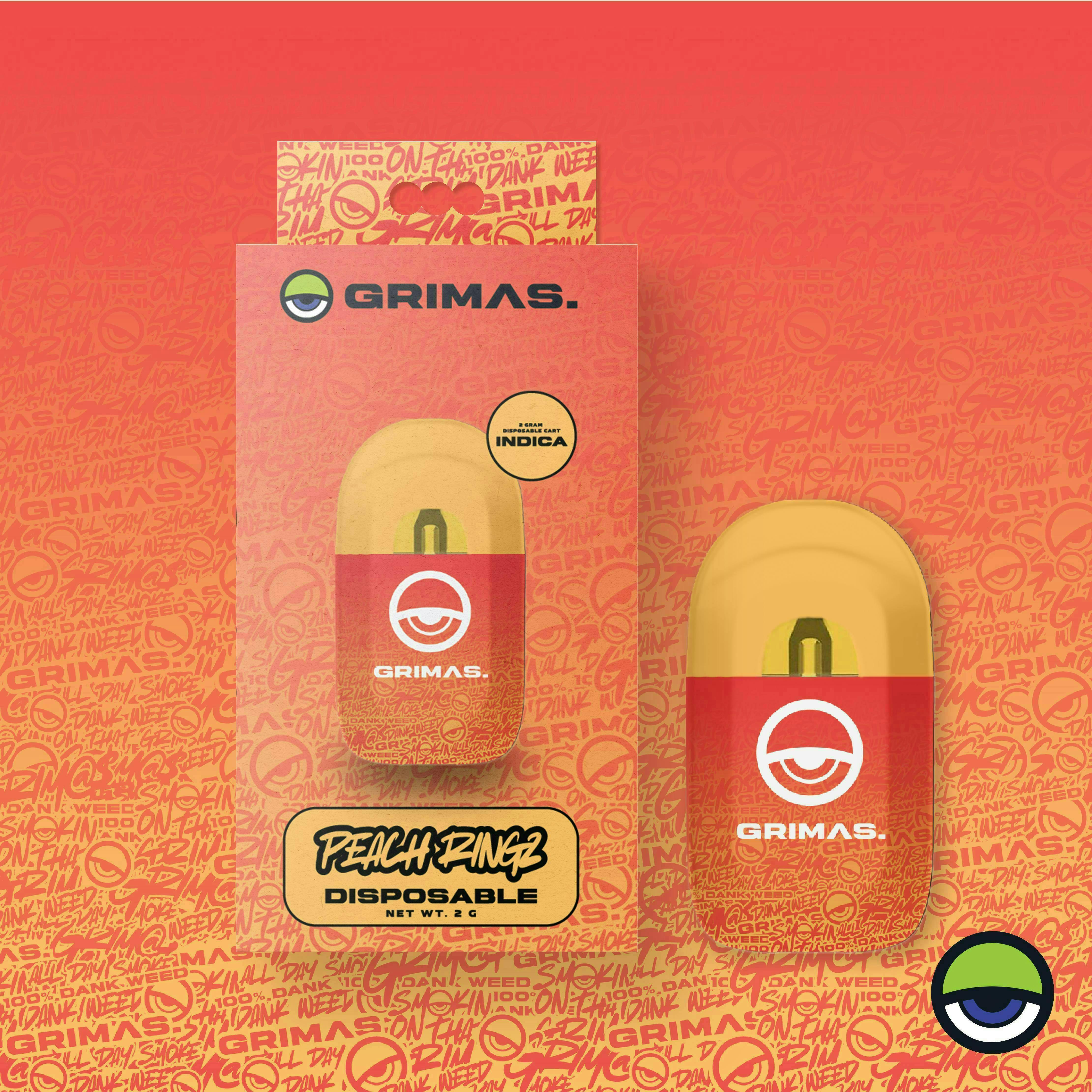 Grimas | Peach Ringz | Disposable | 2g