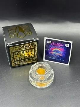 Five Star MI | Cadillac Rainbows | Cured Badder | 1g