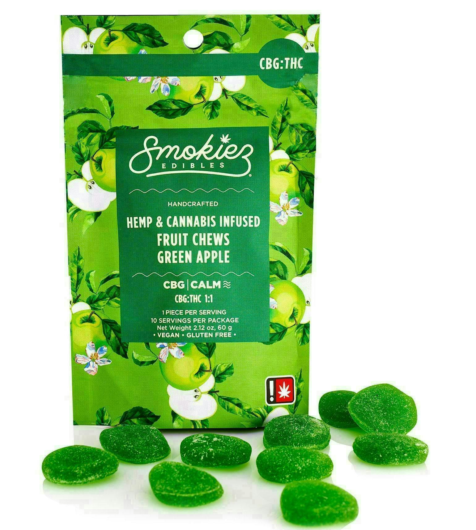 Green Apple Gummies CBG:THC 1:1 · 200mg · 10ct