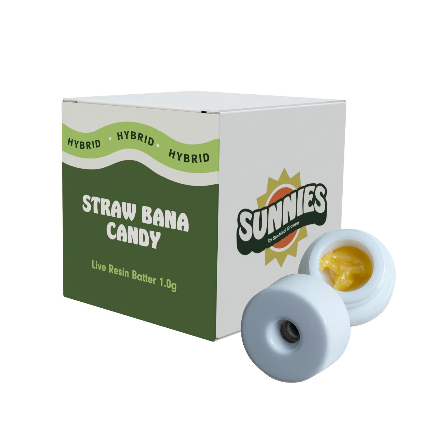 Straw Bana Candy Live Resin Batter 1.0g at Four Green Fields, LLC