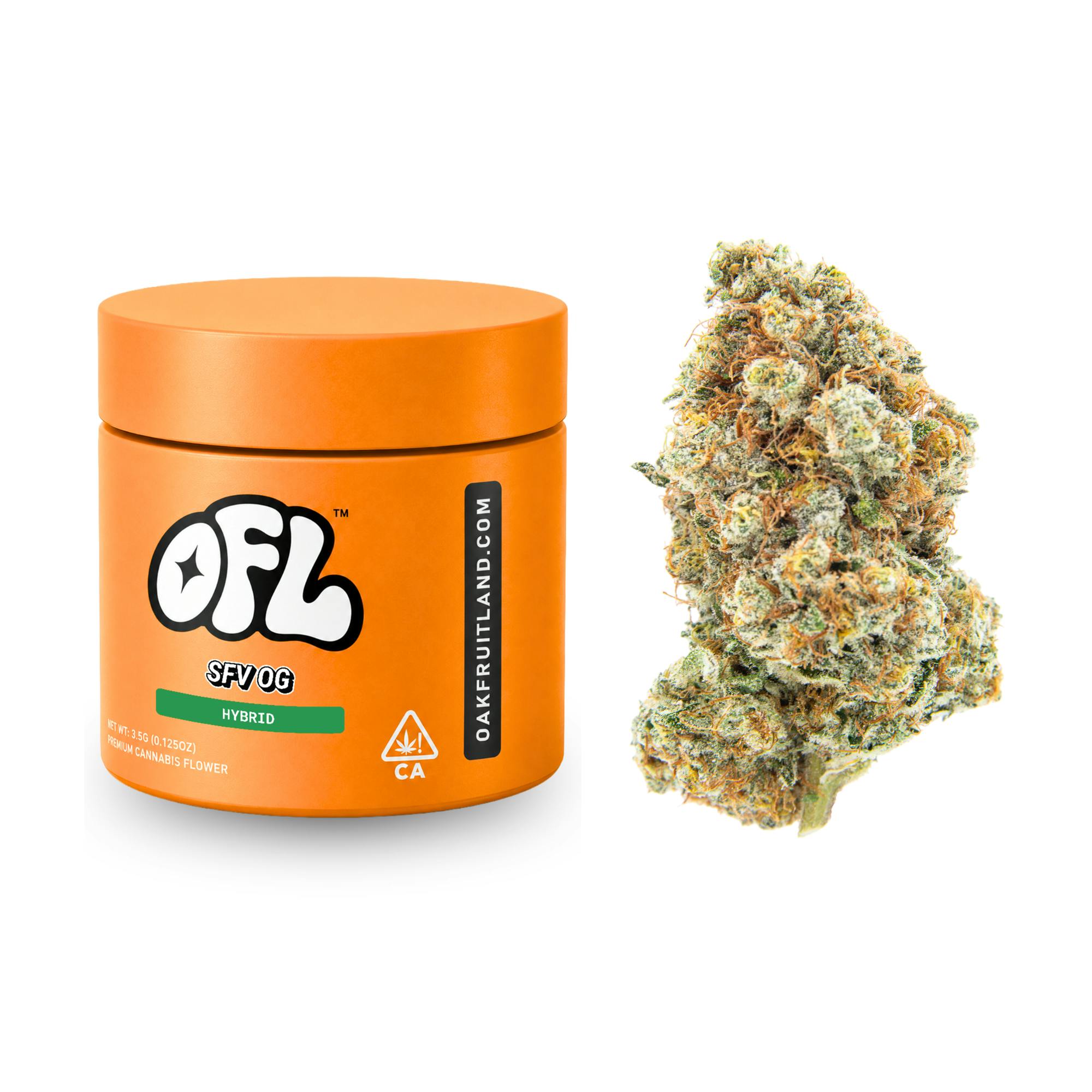 SFV OG Premium Flower Jar 3.5g - Big Buds