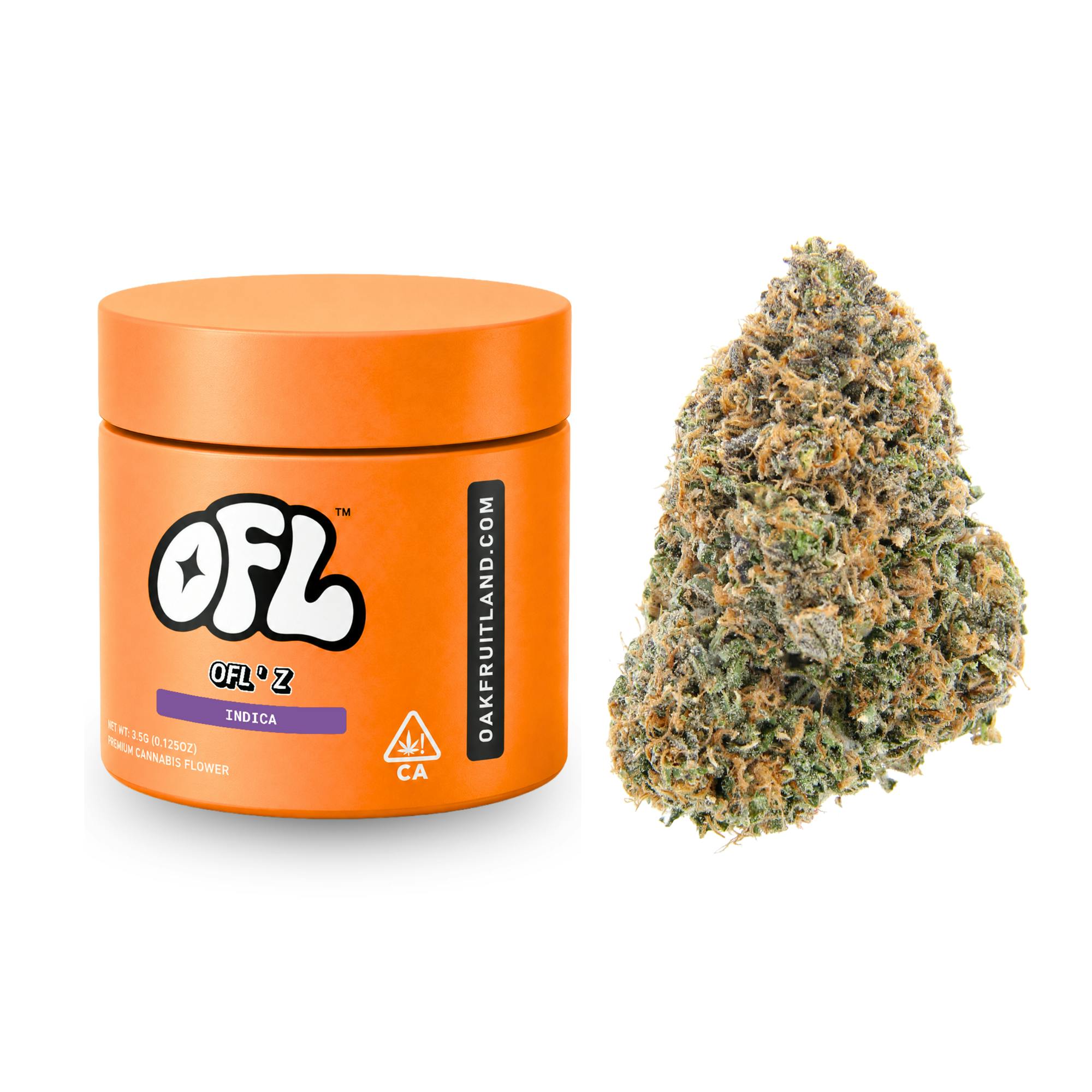 OFL' Z Premium Flower Jar 3.5g - Big Buds by Oakfruitland (OFL)
