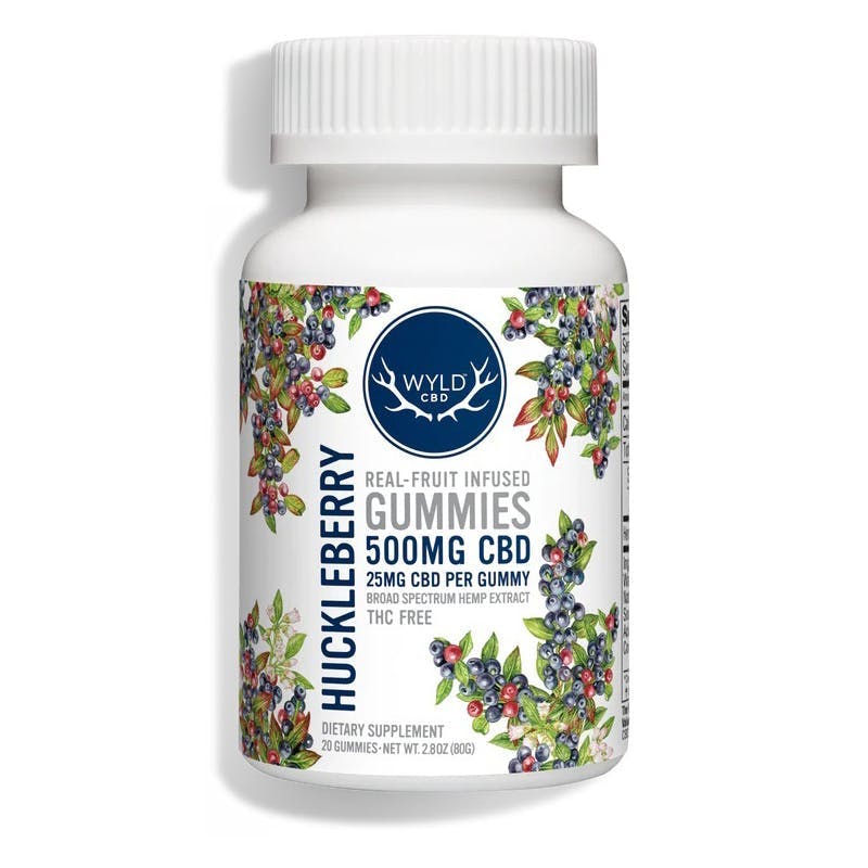 Wyld: Huckleberry CBD Gummies - Gummies - 20pk - 25mg/ea