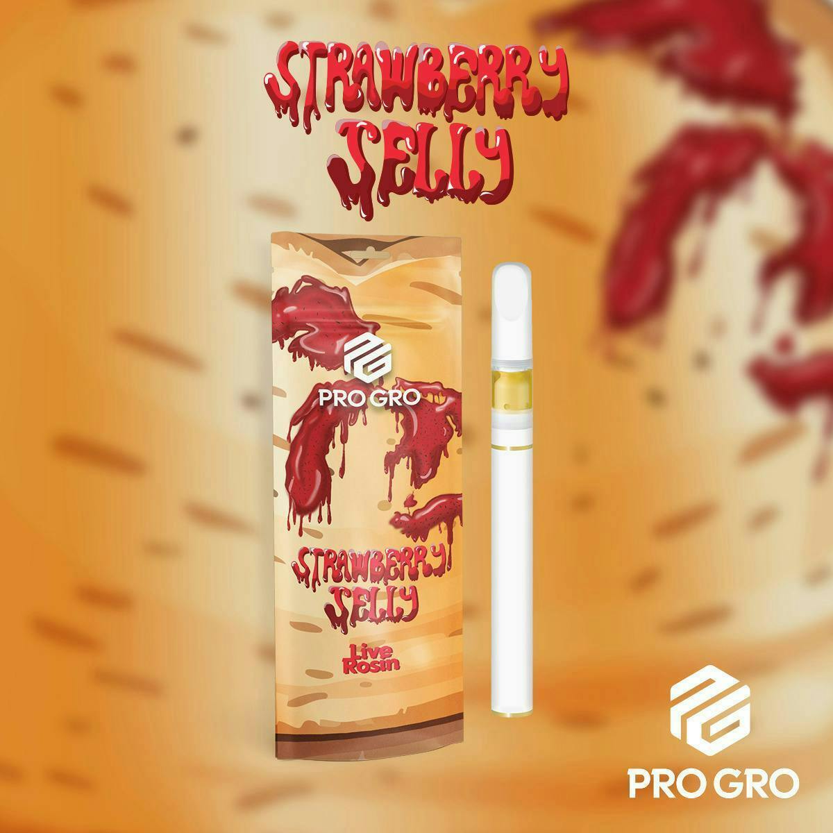 Pro Gro | Strawberry Jelly | Live Rosin Disposable | 0.5g by Pro Gro