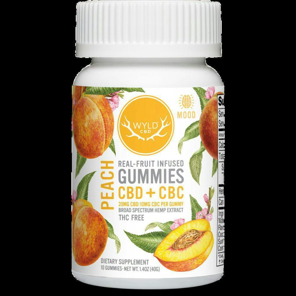Peach 2:1 CBD:CBC Gummies | Gummies | 10pk | 20mg/ea by Wyld