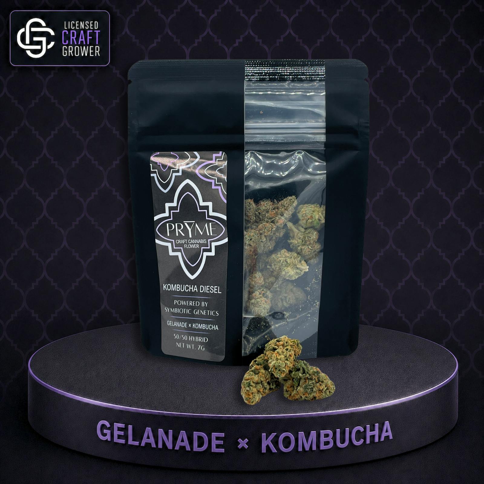 Kombucha Diesel Pryme Flower 7g by Realeaf Botanicals