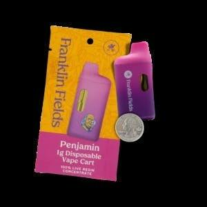 Franklin Fields | Cereal Milk | Live Resin Disposable | 1g by Franklin Fields
