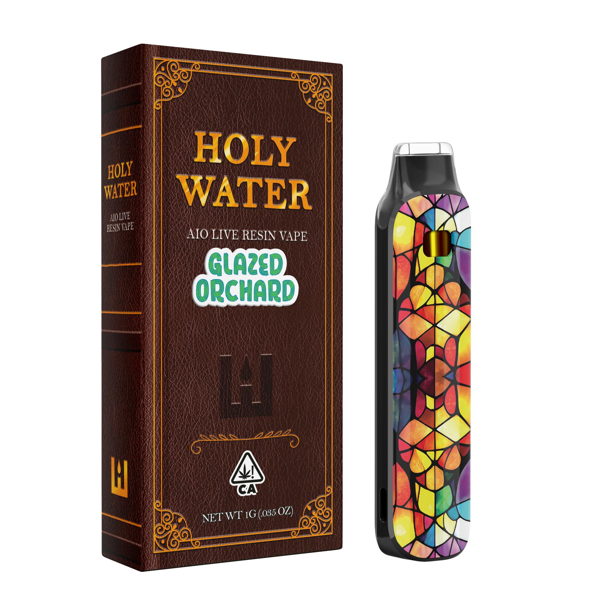 Holy Water | Glazed Orchard | Live Resin Disposable | 1g