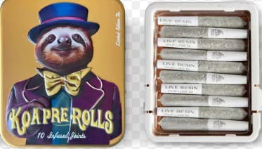 Koa Cannabis Co | Blueberry x White Guava | Infused Joints | 0.35g | 10pk