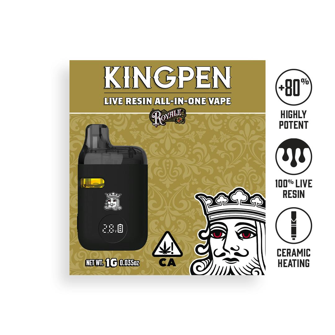 Kingpen | Royale | Zowah | Live Resin Disposable | 1g by KINGPEN