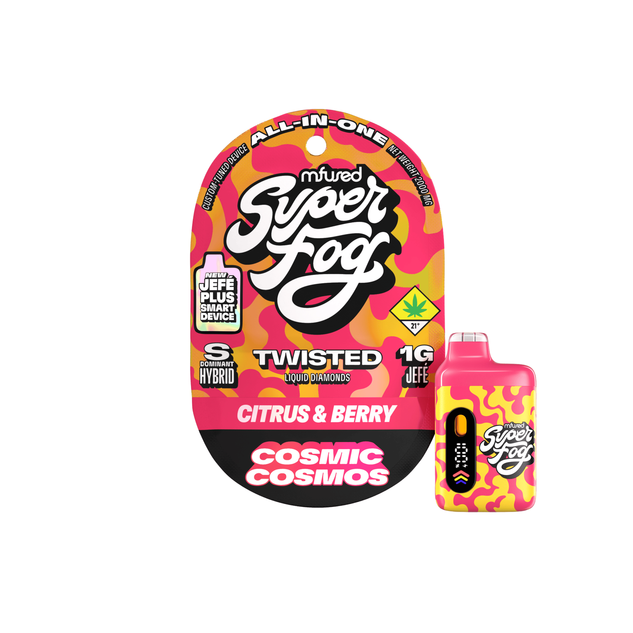 Cosmic Cosmos | TWISTED Liquid Diamonds Jefé Plus Disposable | 1g