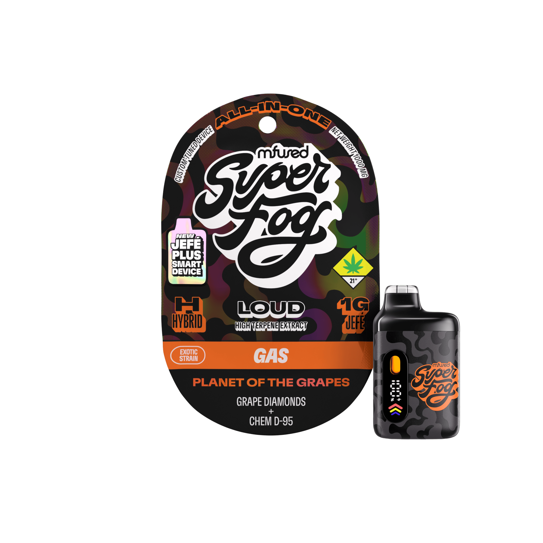 Planet of the Grapes | LOUD High Terpene Extract Jefé Plus Disposable | 1g