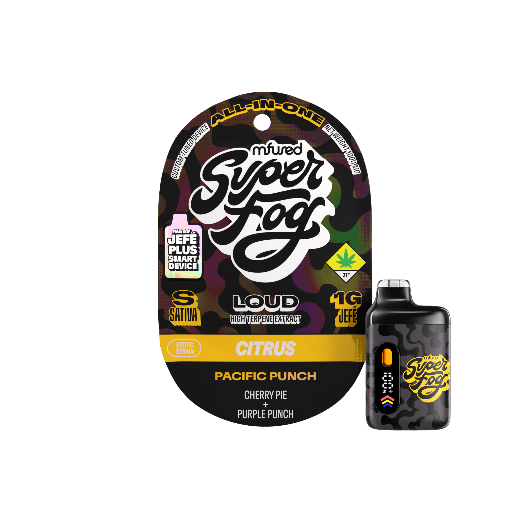 Pacific Punch | LOUD High Terpene Extract Jefé Plus Disposable | 1g