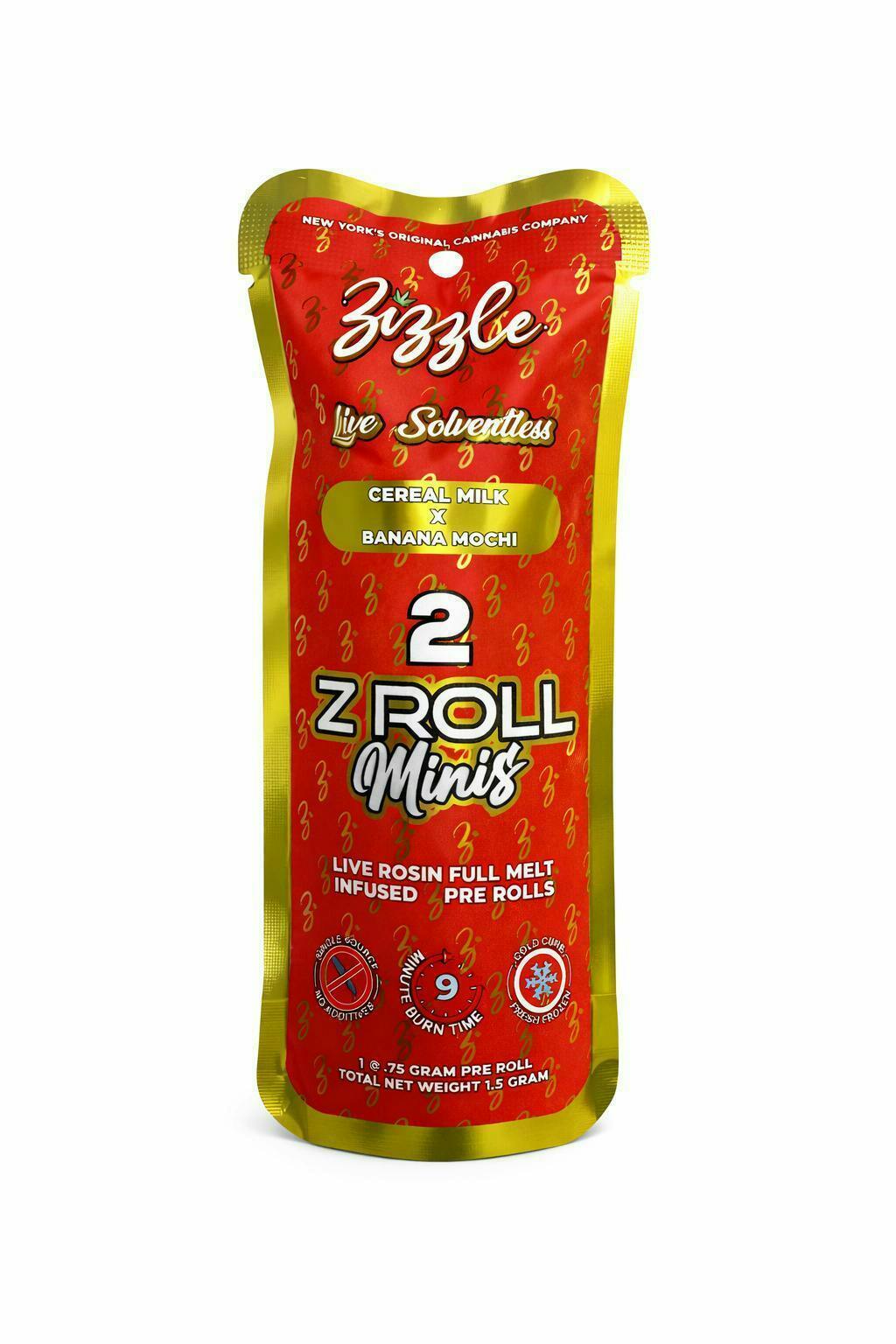 Cereal Milk x Banana Mochi | Infused Joints | 0.75g each | 2pk by Zizzle