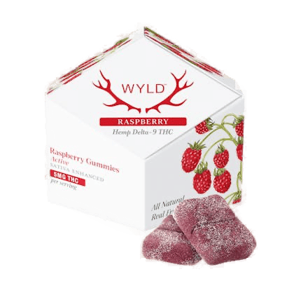 Raspberry Gummies | Gummies | 10pk | 5mg/ea by Wyld