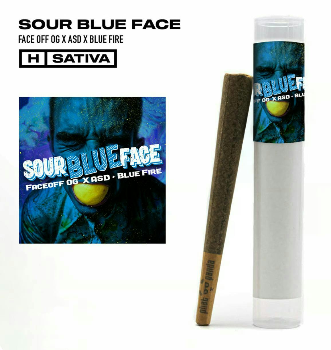 Sour Blue Face | Joint | 1g by Phat Panda