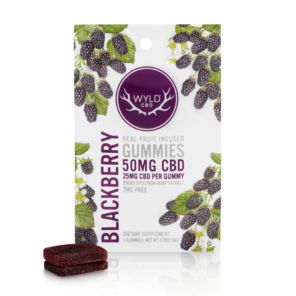 Blackberry CBD Gummies | 50mg | 2ct | 25mg/ea