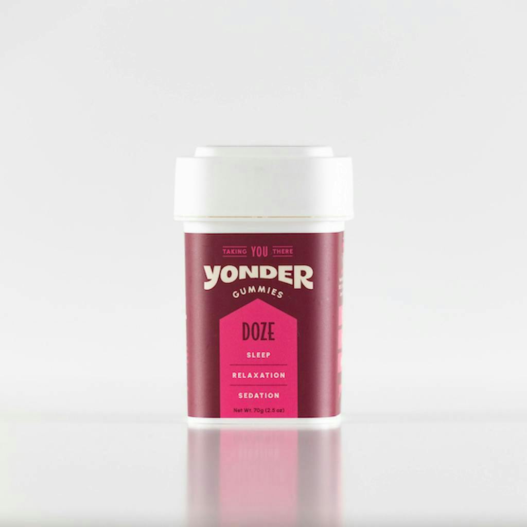 Yonder | Doze | Pomegranate Gummies | 1000mg | 10pk | 100mg/ea by Yonder