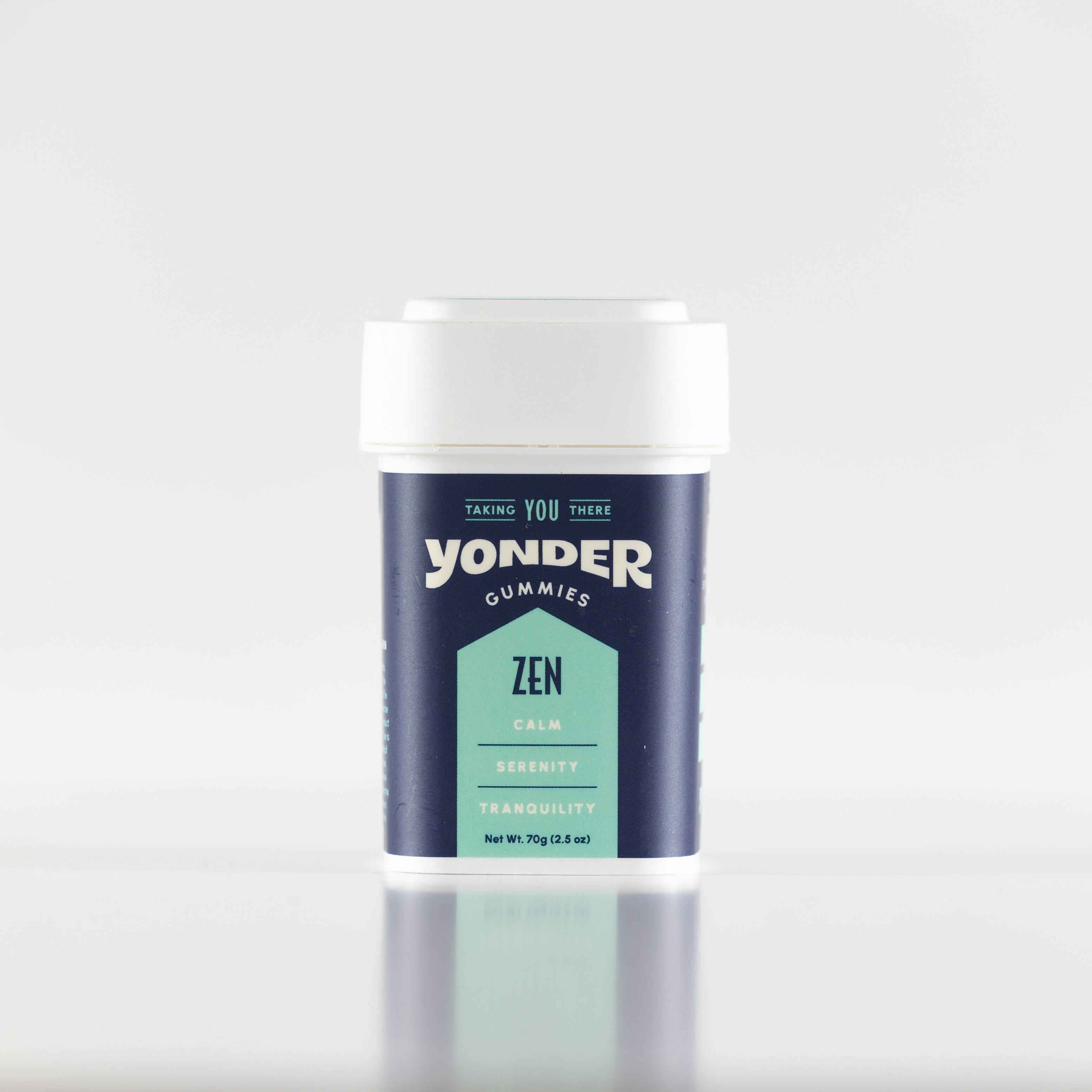 Yonder | Zen | Mini Blue Raspberry Gummies | 100mg | 20pk | 5mg/ea