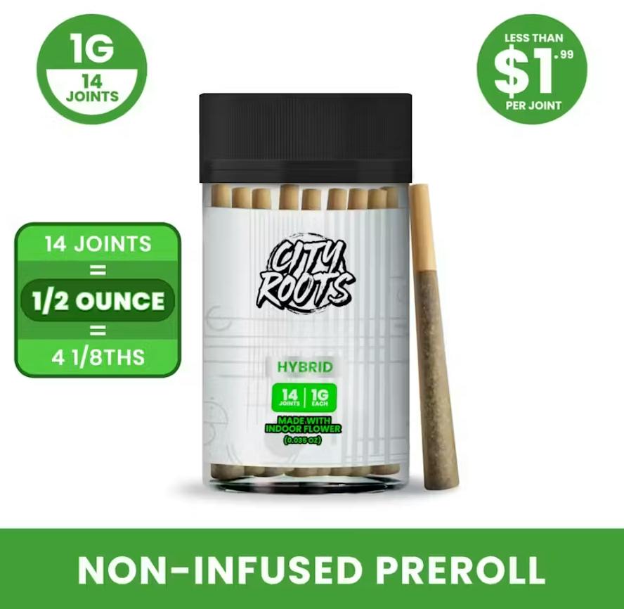 City Roots | Jet Fuel | Joints | 1g each | 14pk