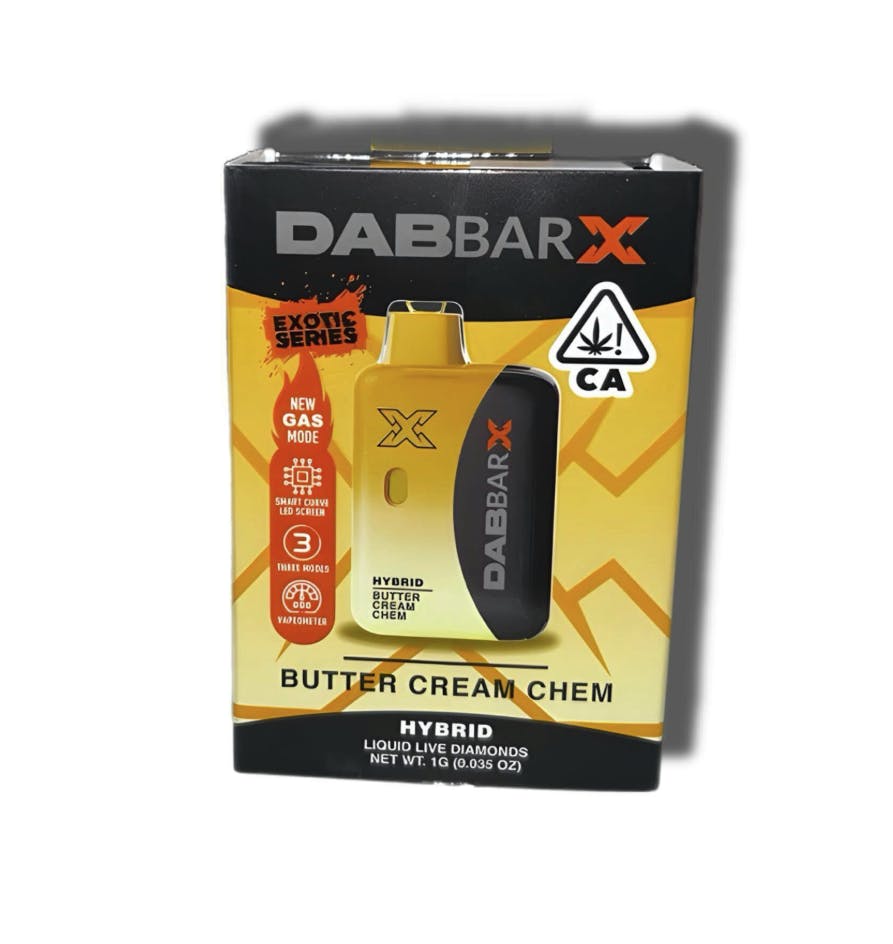 Dabwoods | Butter Cream Chem | Dab Bar X Liquid Diamonds Disposable | 1g