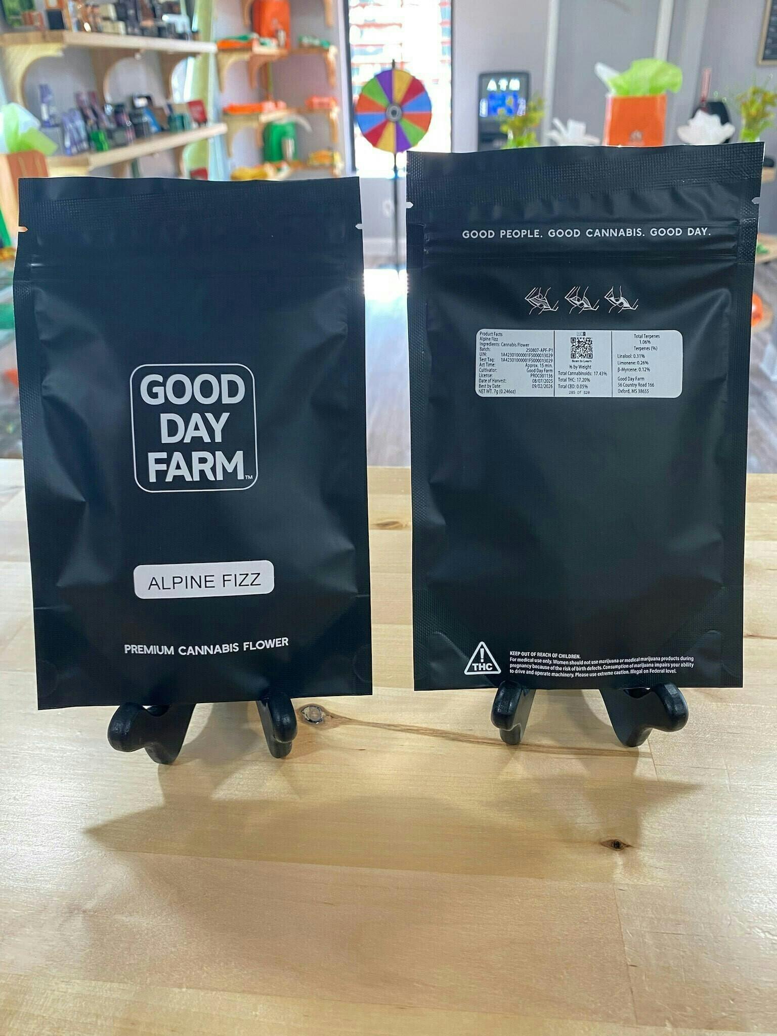 Alpine Fizz | Big Buds | 3.5g at Good Day Farm Bossier City