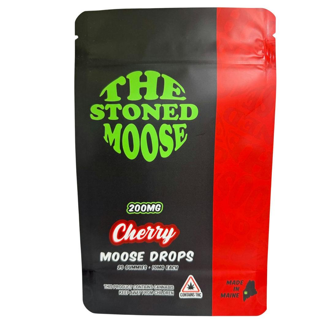 Moose Drops Cherry Gummies 200mg/10mg each | Gummies | 20pk | 10mg/ea