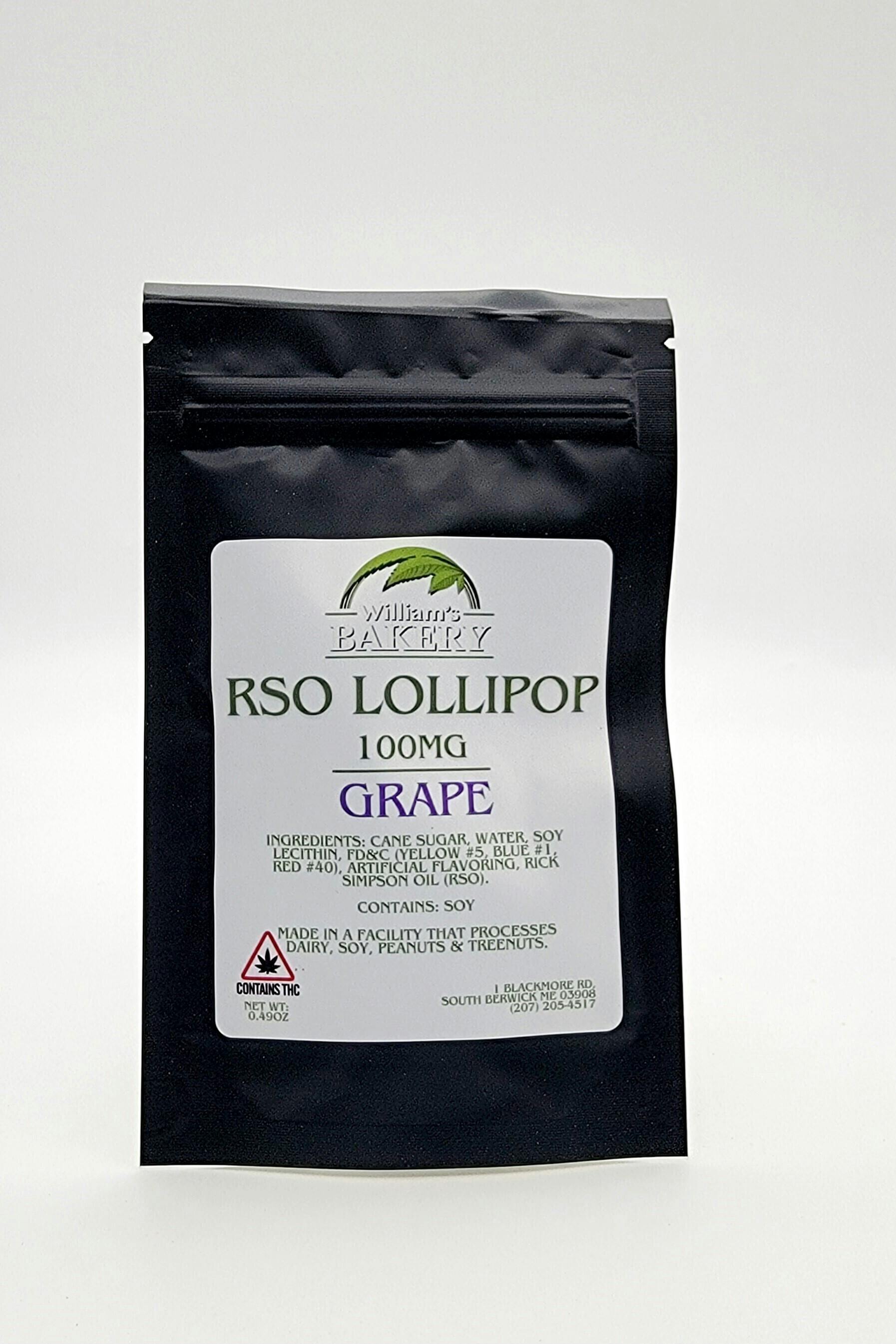 RSO Lollipop - 100mg - Grape | 100mg/ea