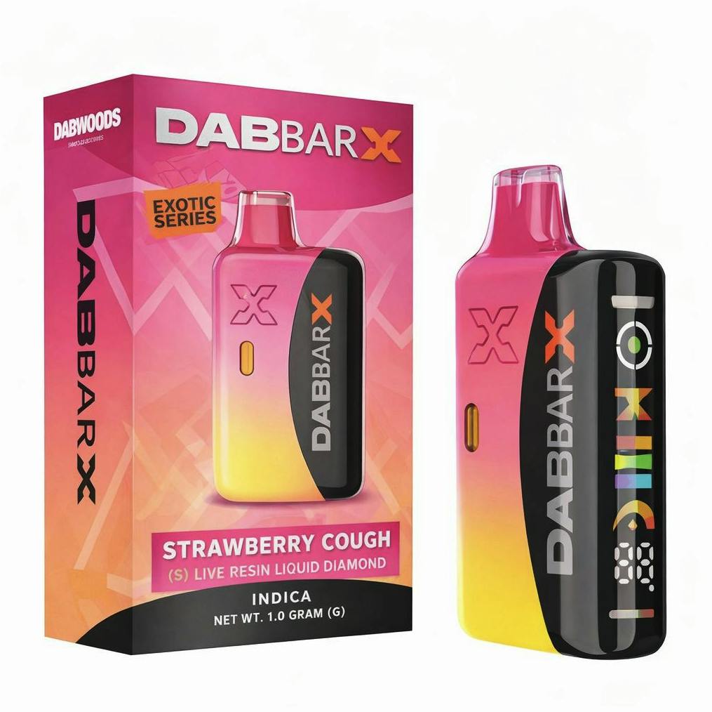 Strawberry Cough | Dab Bar X Live Resin Liquid Diamonds Disposable | 1g