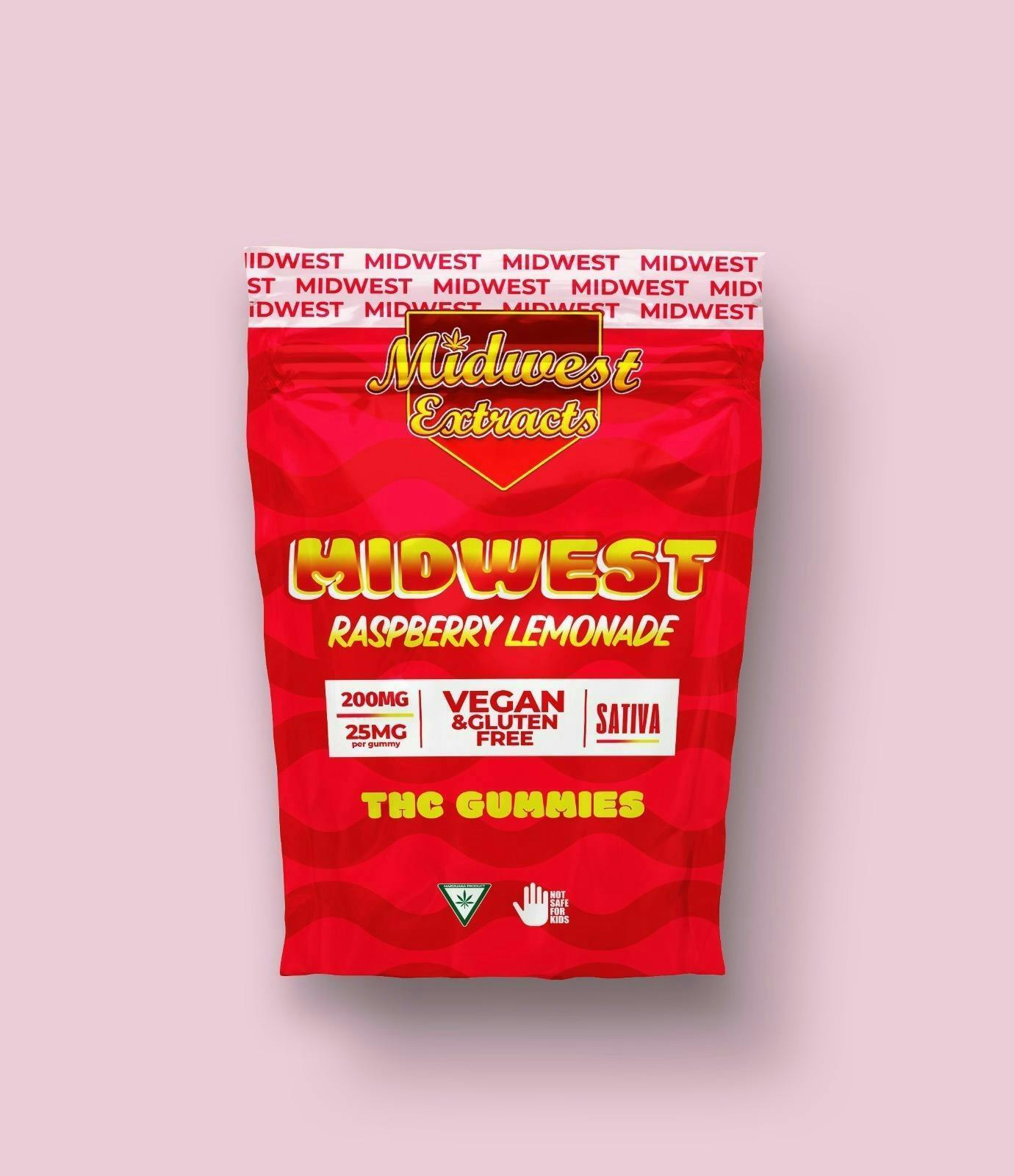 Raspberry Lemonade | Gummies | 8pk | 25mg/ea