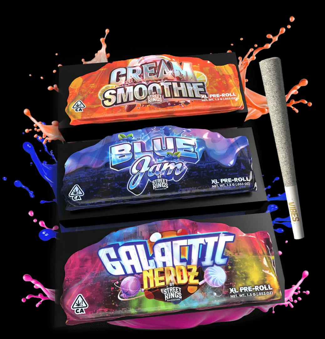 Street Kings | Cream Smoothie | XL Pre-roll | 1.5g
